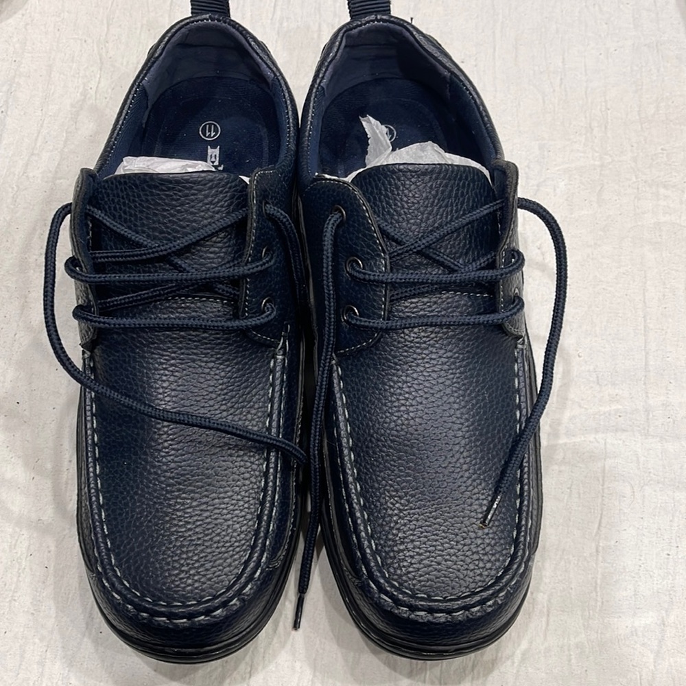 Men’s Navy Blue Hunt 3 Dress Shoes Size 11
